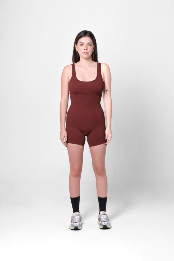 Onesie Structura - Terracota